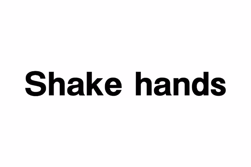 Shake hands