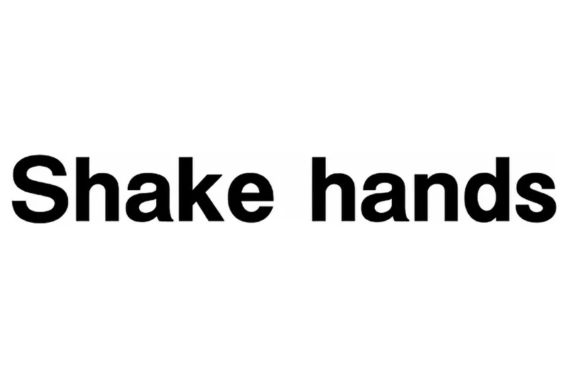 Shake hands